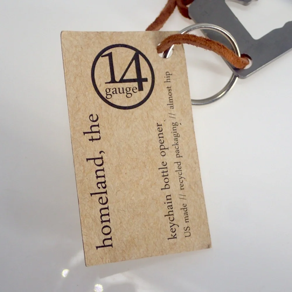 NEW Minnesota Keychain Bottle Opener by 14 Gauge Co. Creative & Durable USA Made